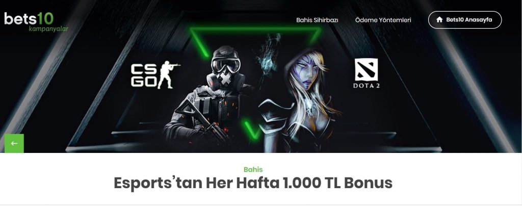 354Bets10, 355Bets10 Adresleri ile Esports Günleri